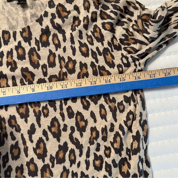 BANANA REPUBLIC leopard print long sleeve sweater size XS (a4 - Picture 3 of 12